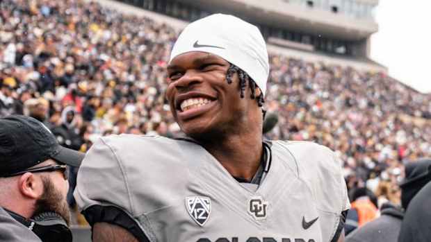 Travis Hunter at CU Spring Game